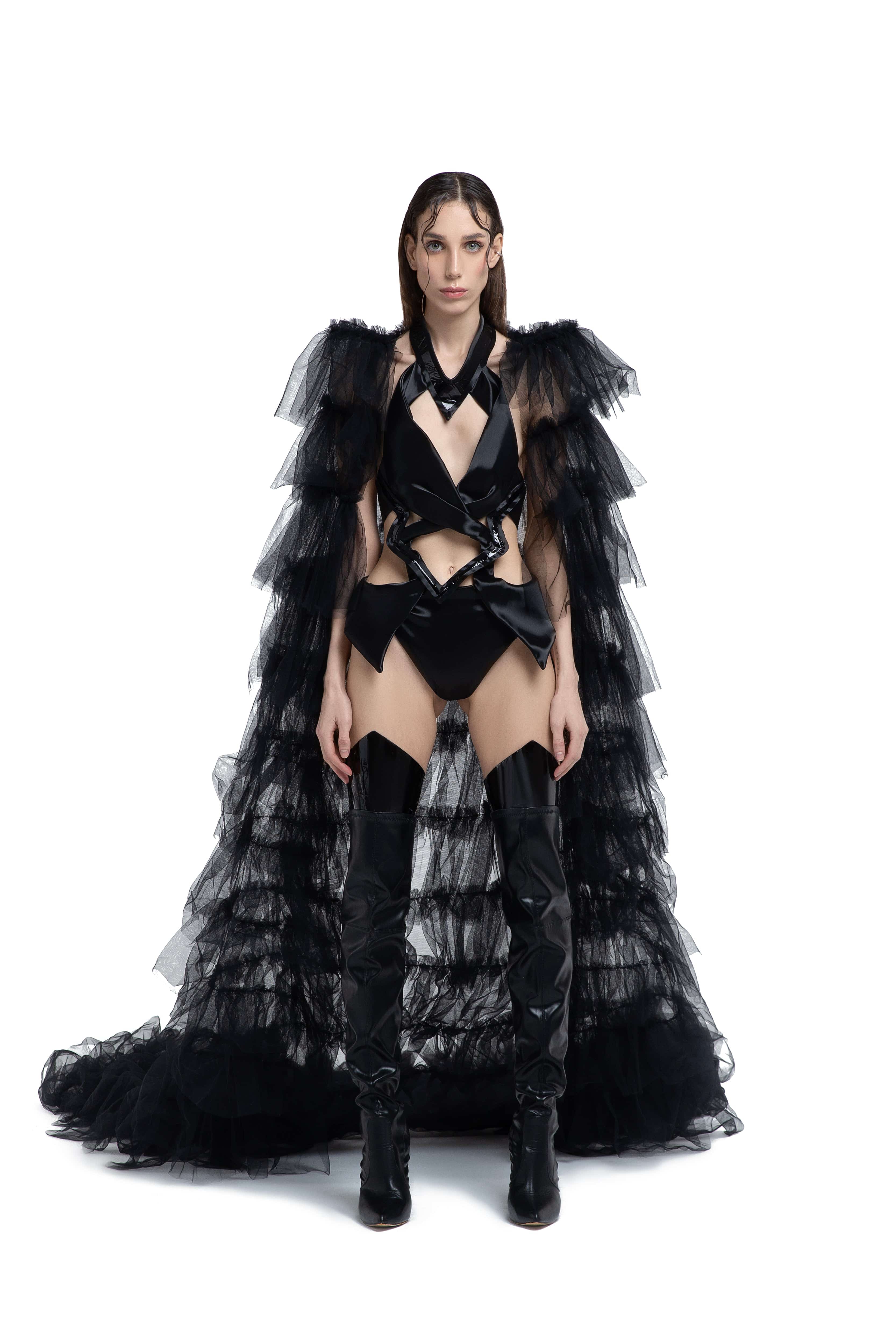 Obsidian Cut Dress - Valeryia Lubchonak
